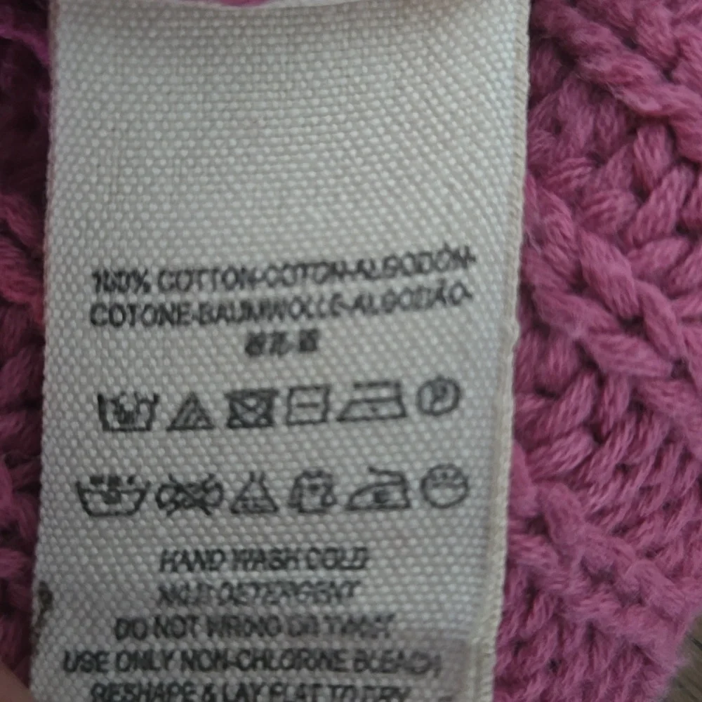FREE PEOPLE Damsel Cotton Flare Sleeve Sweater Pink Sz Small - Picture 11 of 12